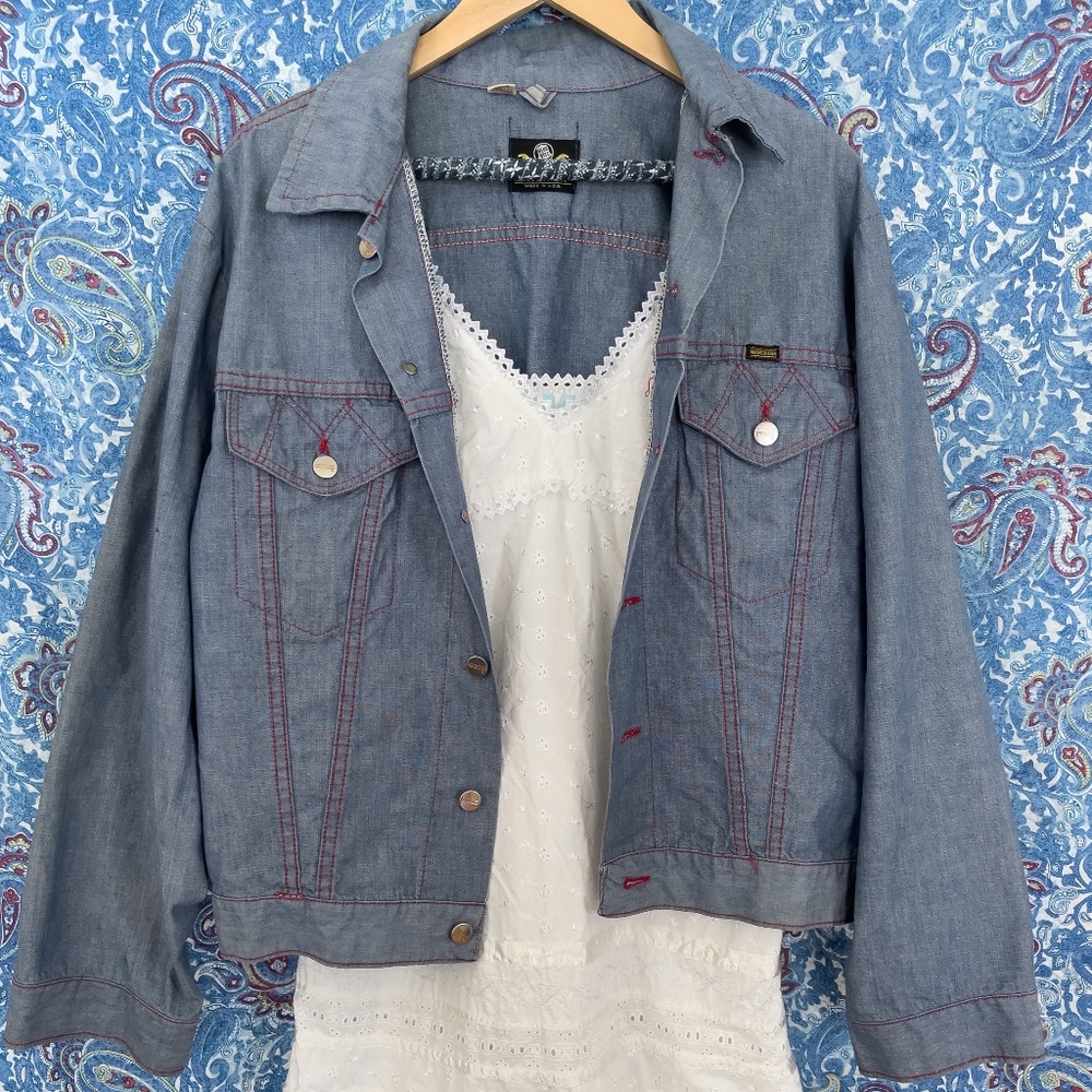 60s Vintage Maverick Lightweight Denim Jacket